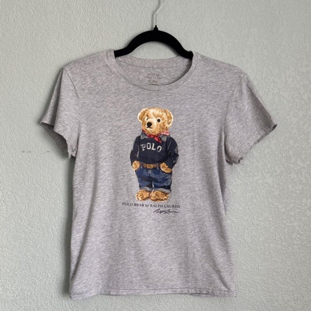 POLO RALPH LAUREN Polo Bear Gray T-Shirt *read for sizing*